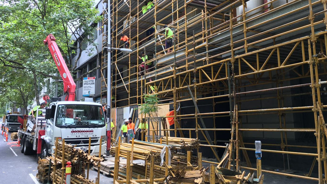 Infrastructure development surge drives record month for Acrow scaffolding services